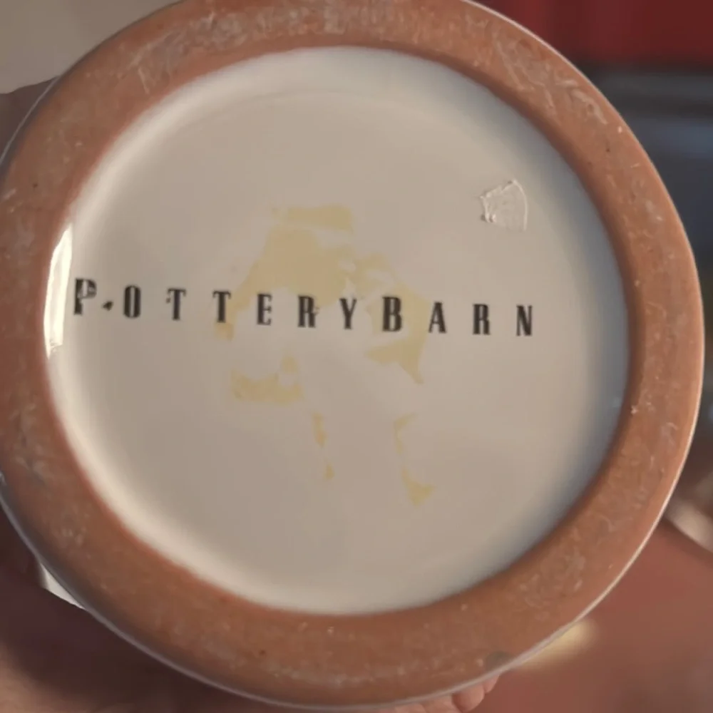 Pottery Barn Ceramic Jar